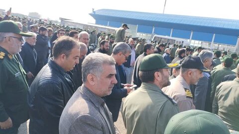 آذر-شرقی.تشییع پیکرهای مطهر شهدای گمنام