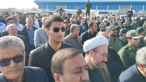 آذر-شرقی.تشییع پیکرهای مطهر شهدای گمنام