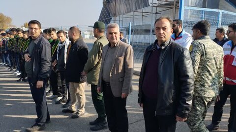 آذر-شرقی.تشییع پیکرهای مطهر شهدای گمنام