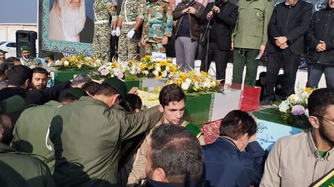 آذر-شرقی.تشییع پیکرهای مطهر شهدای گمنام