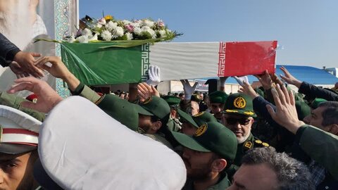 آذر-شرقی.تشییع پیکرهای مطهر شهدای گمنام