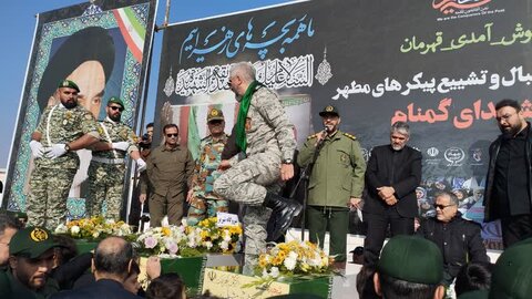 آذر-شرقی.تشییع پیکرهای مطهر شهدای گمنام