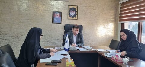 دیدار مدیرکل بهزیستی گلستان با سرپرست معاونت برنامه‌ریزی سازمان مدیریت و برنامه ریزی گلستان در خصوص بررسی مصوبات سفر ریاست‌جمهوری