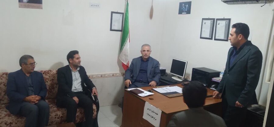 پارس آباد| بازدید رئیس بهزیستی و کارشناس اعتیاد از مراکز ترک اعتیاد پارس آباد.