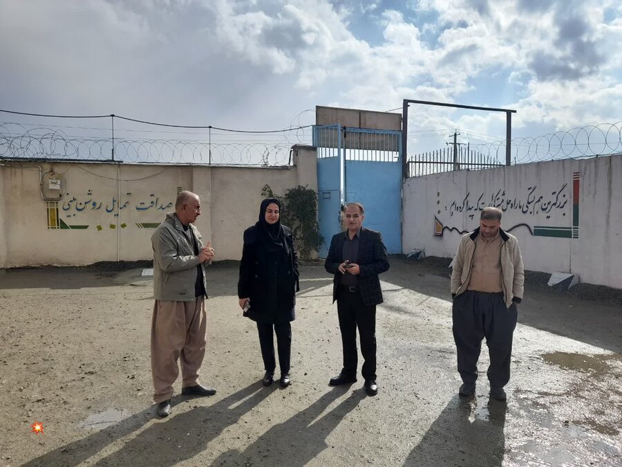 بازدید مسئول ارزیابی و مدیریت عملکرد بهزیستی استان از کمپ ترک اعتیاد مریوان
