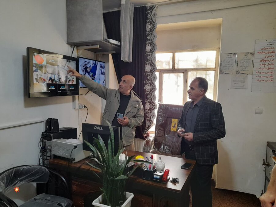 بازدید مسئول ارزیابی و مدیریت عملکرد بهزیستی استان از کمپ ترک اعتیاد مریوان