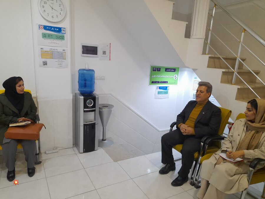 بازدید کارشناسان استانی بهزیستی از مراکز مثبت زندگی و مشاوره مریوان