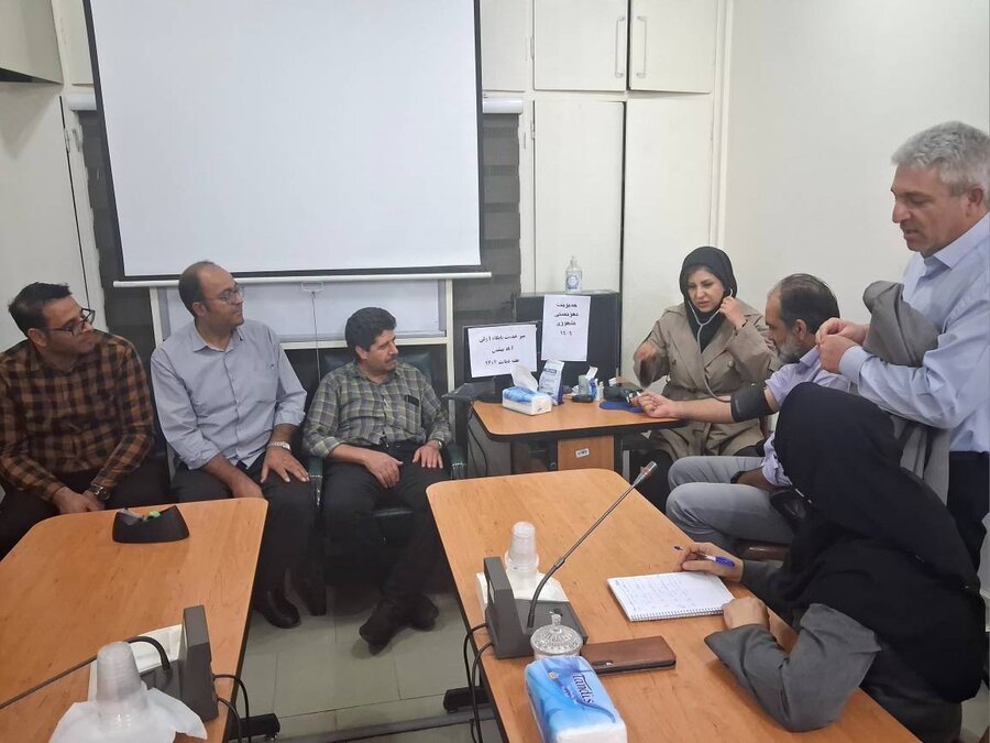 شهرری | غربالگری دیابت و فشار خون پرسنل به مناسبت هفته دیابت