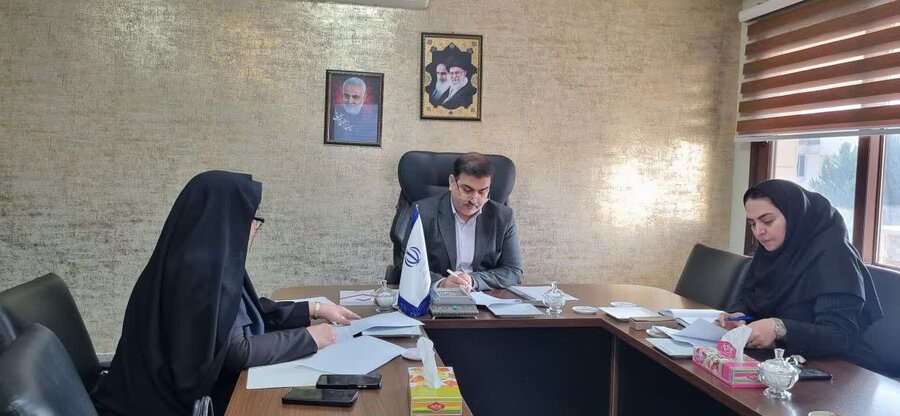دیدار مدیرکل بهزیستی گلستان با سرپرست معاونت برنامه‌ریزی سازمان مدیریت و برنامه ریزی گلستان در خصوص بررسی مصوبات سفر ریاست‌جمهوری