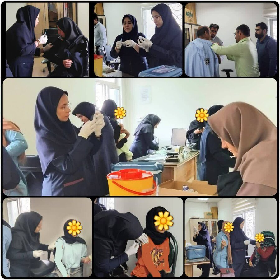 تزریق موفقیت‌آمیز نوبت اول واکسن هپاتیت در مجتمع حمایتی الزهرا(س)