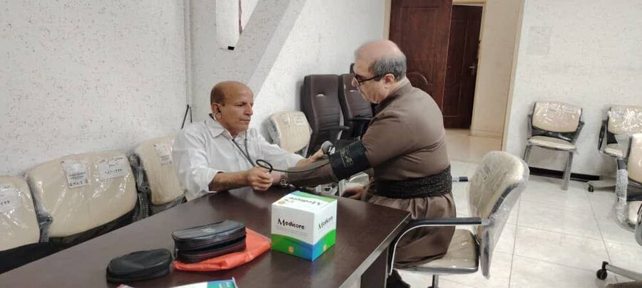 غربالگری سلامت جسمی پرسنل بهزیستی مریوان برگزار شد