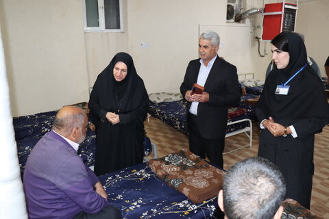 گزارش تصویری| بازدید مدیر کل بهزیستی استان اردبیل و معاون امور توانبخشی از مرکز درمان و توانبخشی بیماران روانی مزمن (یاران)