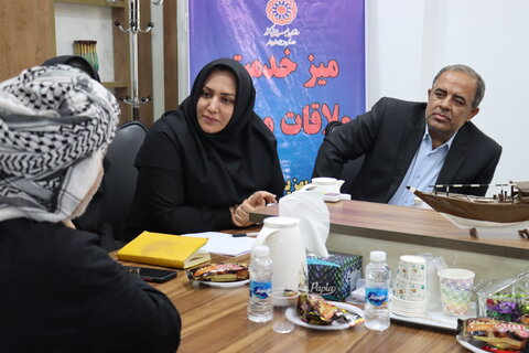 میز خدمت بهزیستی بوشهر برای رسیدگی به مشکلات مددجویان برگزار شد