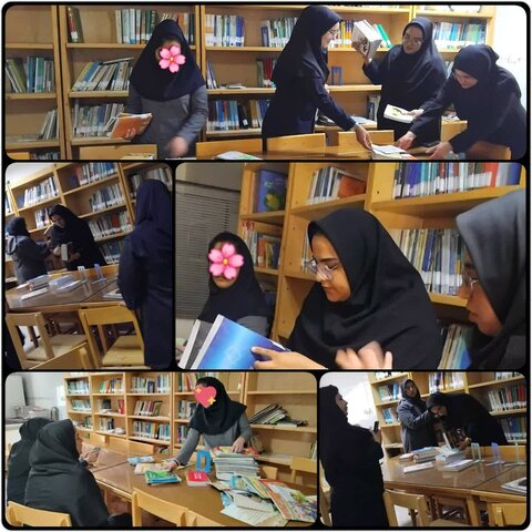 ساماندهی کتابخانه و ترویج فرهنگ کتاب‌خوانی به خدمت گیرندگان مقیم در مجتمع حمایتی الزهرا(س)