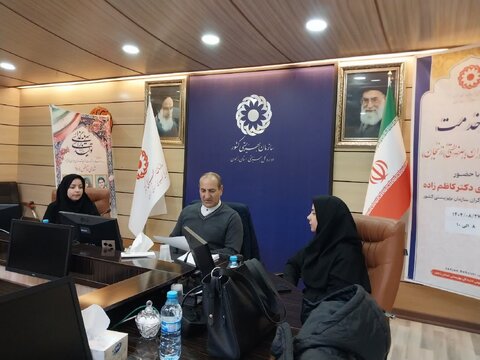 گزارش تصویری از حضور سرپرست اداره کل بهزیستی خراسان شمالی در میز خدمت مردمی ویژه ایثارگران در زنجان