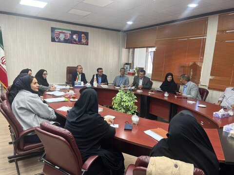 برگزاری جلسه کمیسیون ماده ۲۶ و نظارت بر موسسات‌و مراکز غیردولتی به ریاست سیدمهران کشاورز، سرپرست اداره کل بهزیستی استان