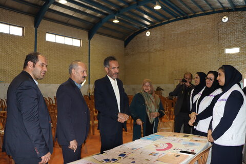 گزارش تصویری ا نمایشگاهی از خدمات اجتماعی در حاشیه طرح سلام