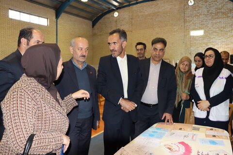 گزارش تصویری ا نمایشگاهی از خدمات اجتماعی در حاشیه طرح سلام