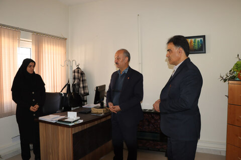 گزارش تصویری ا بازدید مدیرکل بهزیستی استان از قسمتهای مختلف شهرستان خمین در سفر یکروزه به شهرستان