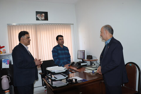 گزارش تصویری ا بازدید مدیرکل بهزیستی استان از قسمتهای مختلف شهرستان خمین در سفر یکروزه به شهرستان