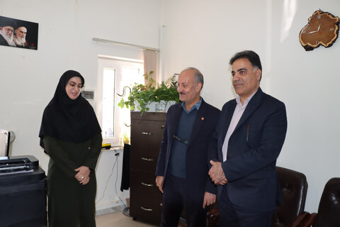 گزارش تصویری ا بازدید مدیرکل بهزیستی استان از قسمتهای مختلف شهرستان خمین در سفر یکروزه به شهرستان