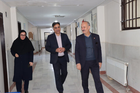 گزارش تصویری ا بازدید مدیرکل بهزیستی استان از قسمتهای مختلف شهرستان خمین در سفر یکروزه به شهرستان