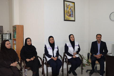 گزارش تصویری ا بازدید مدیرکل بهزیستی استان از قسمتهای مختلف شهرستان خمین در سفر یکروزه به شهرستان