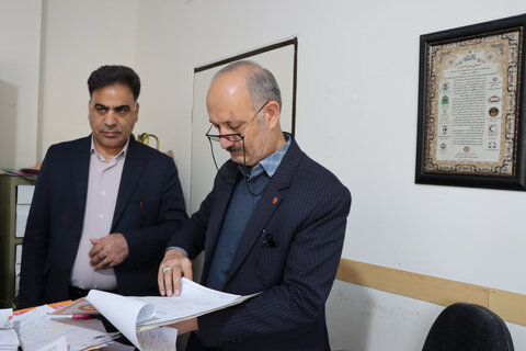 گزارش تصویری ا بازدید مدیرکل بهزیستی استان از قسمتهای مختلف شهرستان خمین در سفر یکروزه به شهرستان