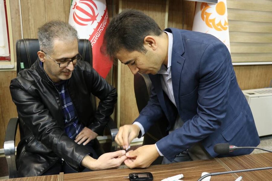 غربالگری دیابت کارکنان بهزیستی در  ارومیه