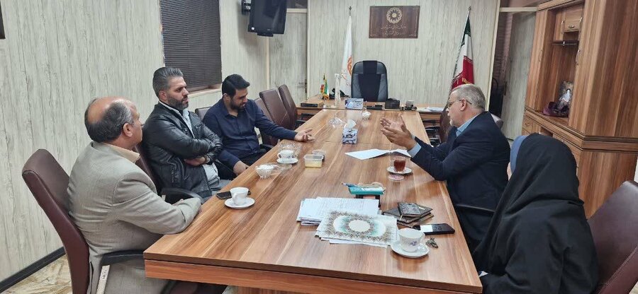 شهریار | بازدید مدیران دامداری «تلیسه نمونه» از بهزیستی برای حمایت بیشتر