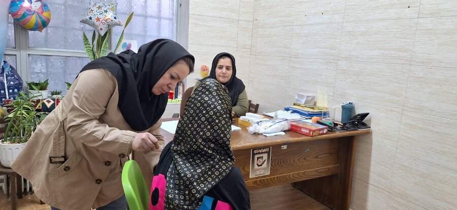 شهرتهران| اجرای برنامه پیشگیرانه تزریق واکسن آنفلوآنزا در مرکز نگهداری خیام