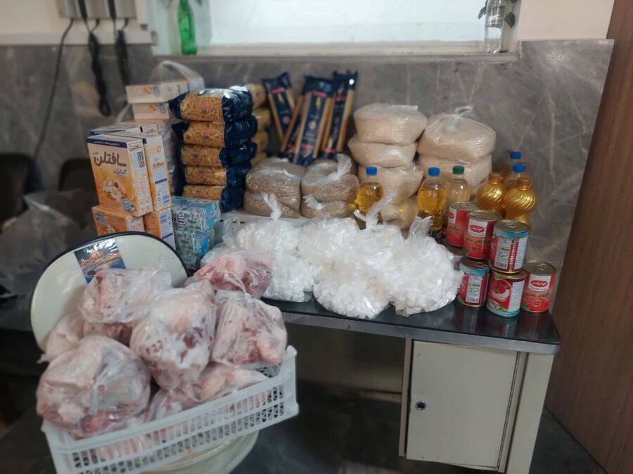 شهرتهران| توزیع سبد کالای حمایتی در مرکز تأمین و توسعه نارمک