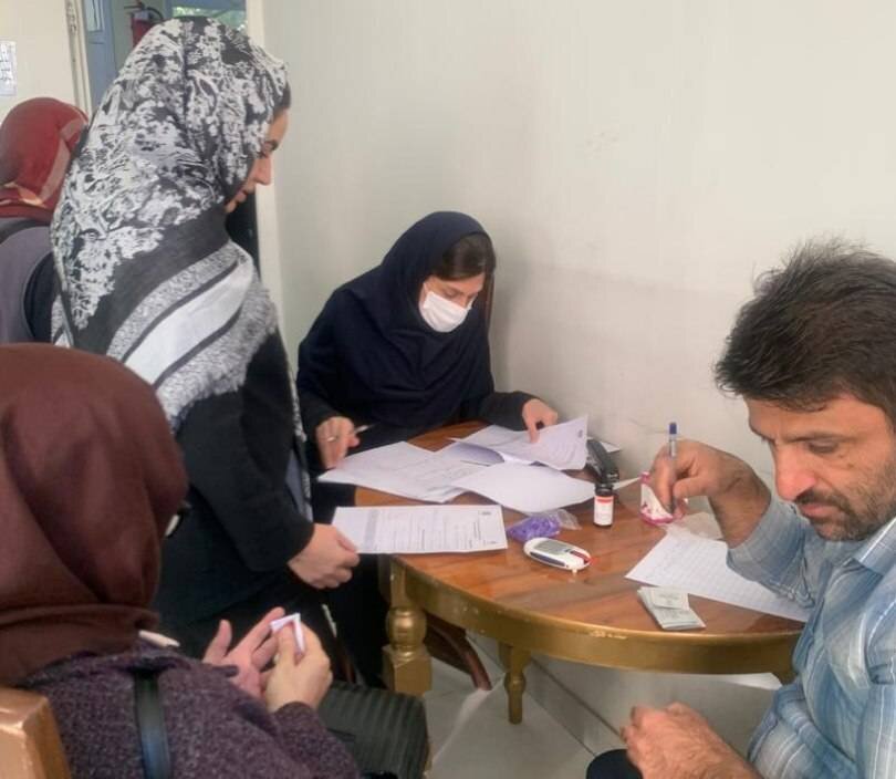 شهرتهران| غربالگری سلامت زنان سرپرست خانوار در مرکز حر انجام شد