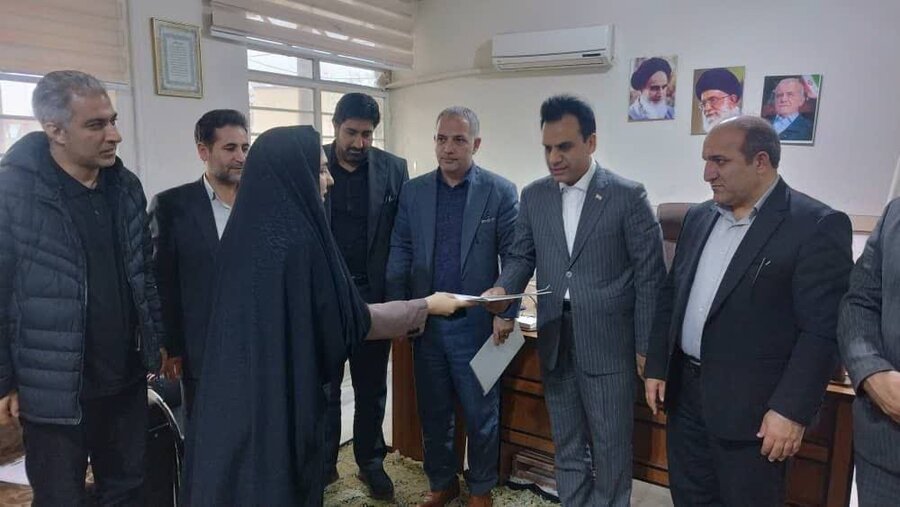 پارس آباد|  تجلیل از تسهیلگران طرح پاترا توسط معاونت سیاسی و اجتماعی فرمانداری پارس آباد.