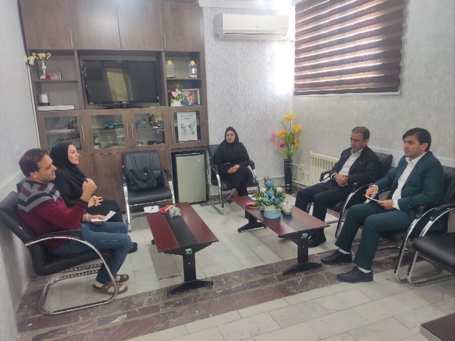 بیله سوار|  بازدید معاون حوزه سلامت اجتماعی و کارشناس مسئول دفتر بانوان و خانواده  از فعالیت‌ های بهزیستی شهرستان بیله‌ سوار