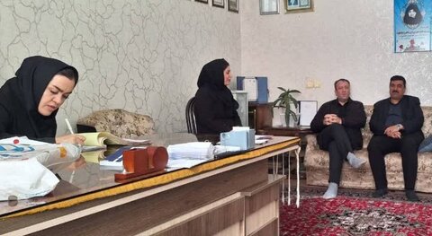 بازدید رئیس بهزیستی میاندوآب از خانه کودک و نوجوان گلستان ارم