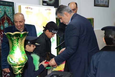 گزارش تصویری ا حضور استاندار مرکزی در بین فرزندان خانه های رئوف وثامن