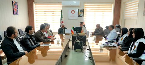 برگزاری جلسه برنامه‌ریزی هفته بسیج – کمیته اجتماعی بهزیستی مهاباد