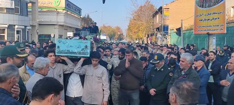 استقبال از پیکر مطهر شهید گمنام در شهرستان نقده