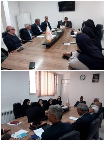 برگزاری جلسه با مؤسسات تحت نظارت دارای مراکز تجمعی برای پیگیری تخصیص زمین ساخت فضای فیزیکی