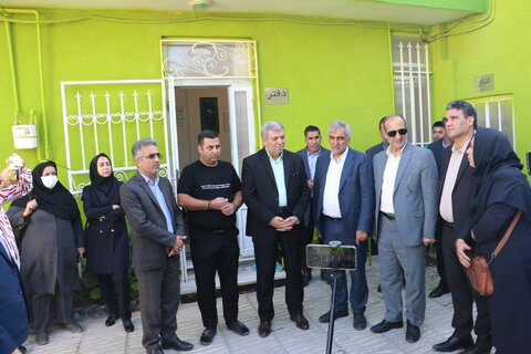بازدید رئیس سازمان بهزیستی کشور از کمپ ترک اعتیاد باغبان سبز اسفراین