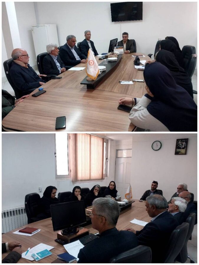 برگزاری جلسه با مؤسسات تحت نظارت دارای مراکز تجمعی برای پیگیری تخصیص زمین ساخت فضای فیزیکی