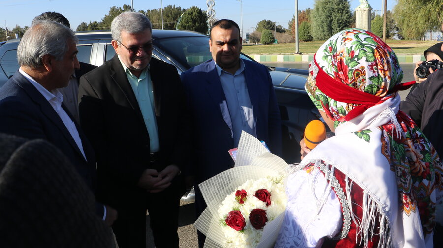 ورود رئیس سازمان بهزیستی کشور به استان خراسان شمالی، شهرستان اسفراین با استقبال گرم مسئولان روبه رو شد
