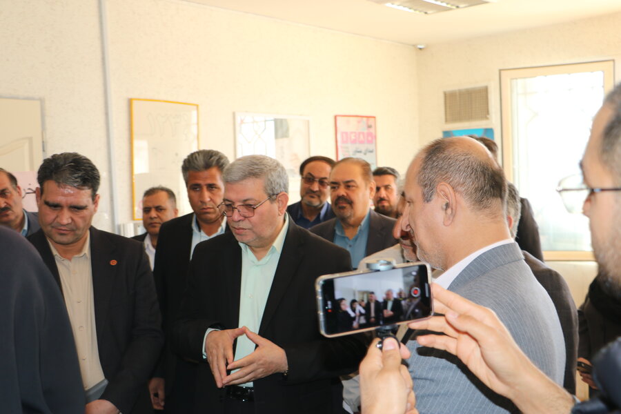 بازدید رئیس سازمان بهزیستی کشور از اورژانس اجتماعی اسفراین
