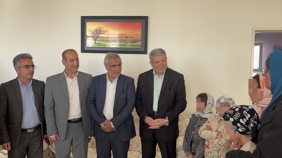 بازدید رئیس سازمان بهزیستی کشور از مرکز نگهداری دخترانه شقایق اسفراین
