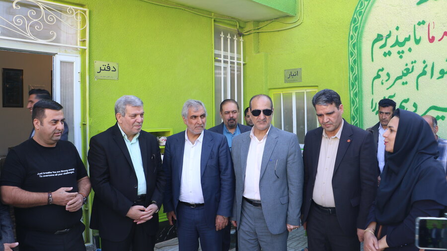 بازدید رئیس سازمان بهزیستی کشور از کمپ ترک اعتیاد باغبان سبز اسفراین