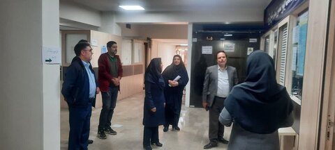 بازدید کارشناس مسؤل دفتر بازرسی بهزیستی البرز از اداره بهزیستی شهرستان کرج