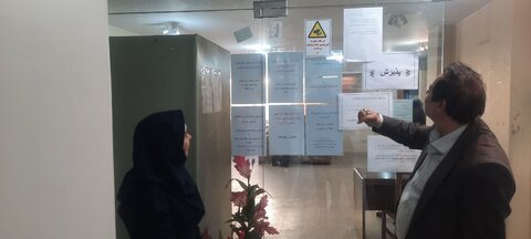 بازدید کارشناس مسؤل دفتر بازرسی بهزیستی البرز از اداره بهزیستی شهرستان کرج