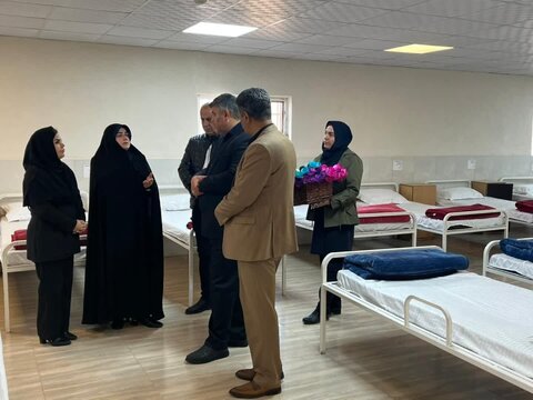 ساوجبلاغ | بازدید فرماندار شهرستان ساوجبلاغ از مرکز نگهداری و توانبخشی شبانه روزی اعصاب و روان رادبانو