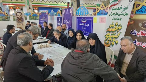 همزمان با هفته بسیج؛
میز خدمت بهزیستی مازندران در مصلی امام خمینی(ره) ساری برپا شد